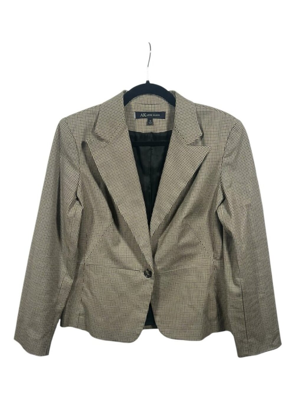 Anne Klein Jacket Womens Blazer Single Button 10 Academia Quiet Luxury Corpcore